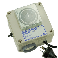 Spa Airswitch - single - with 10-20-30 minute Auto Off, Timeclock & premium air sensor