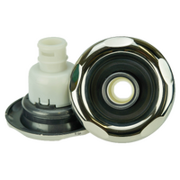CMP 5" Scalloped series typhoon Non-Adjustable Whirlpool jet internal - stainless steel / graphite grey