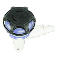 LVJ 1" Diverter Valve - Lotus - Black/Transparent